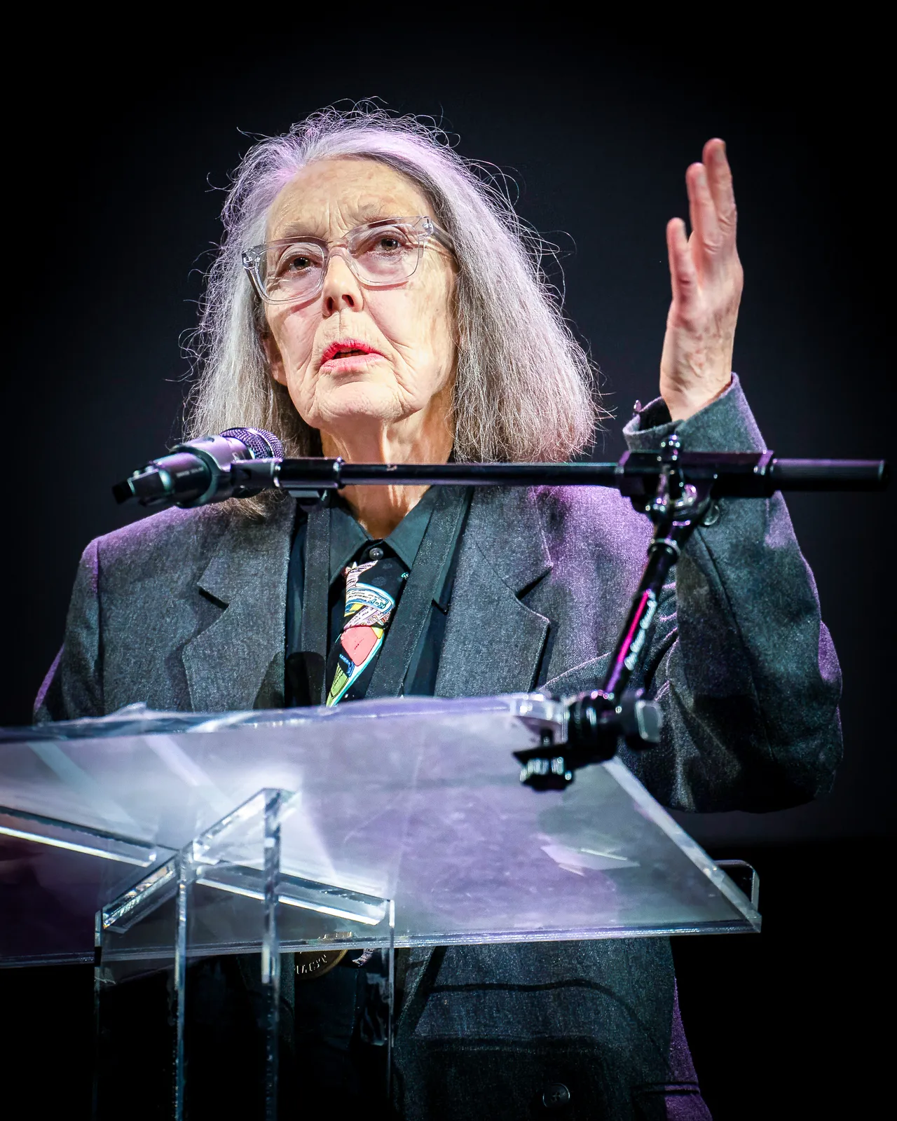 Anne Carson at the National Book Awards in New York City in 2024.