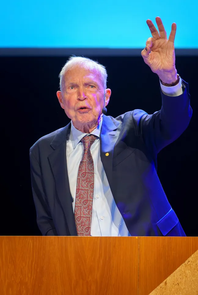 John Hopfield at Nobel Physics in 2024