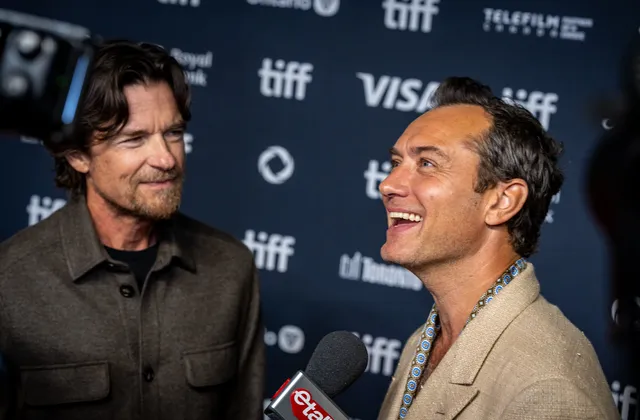 Jason Bateman and Jude Law at the Toronto Film Festival.