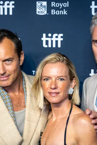 Jason Bateman, Jude Law, and Ben Jackson at the Toronto Film Festival.