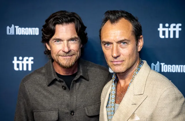 Jason Bateman and Jude Law at the Toronto Film Festival.