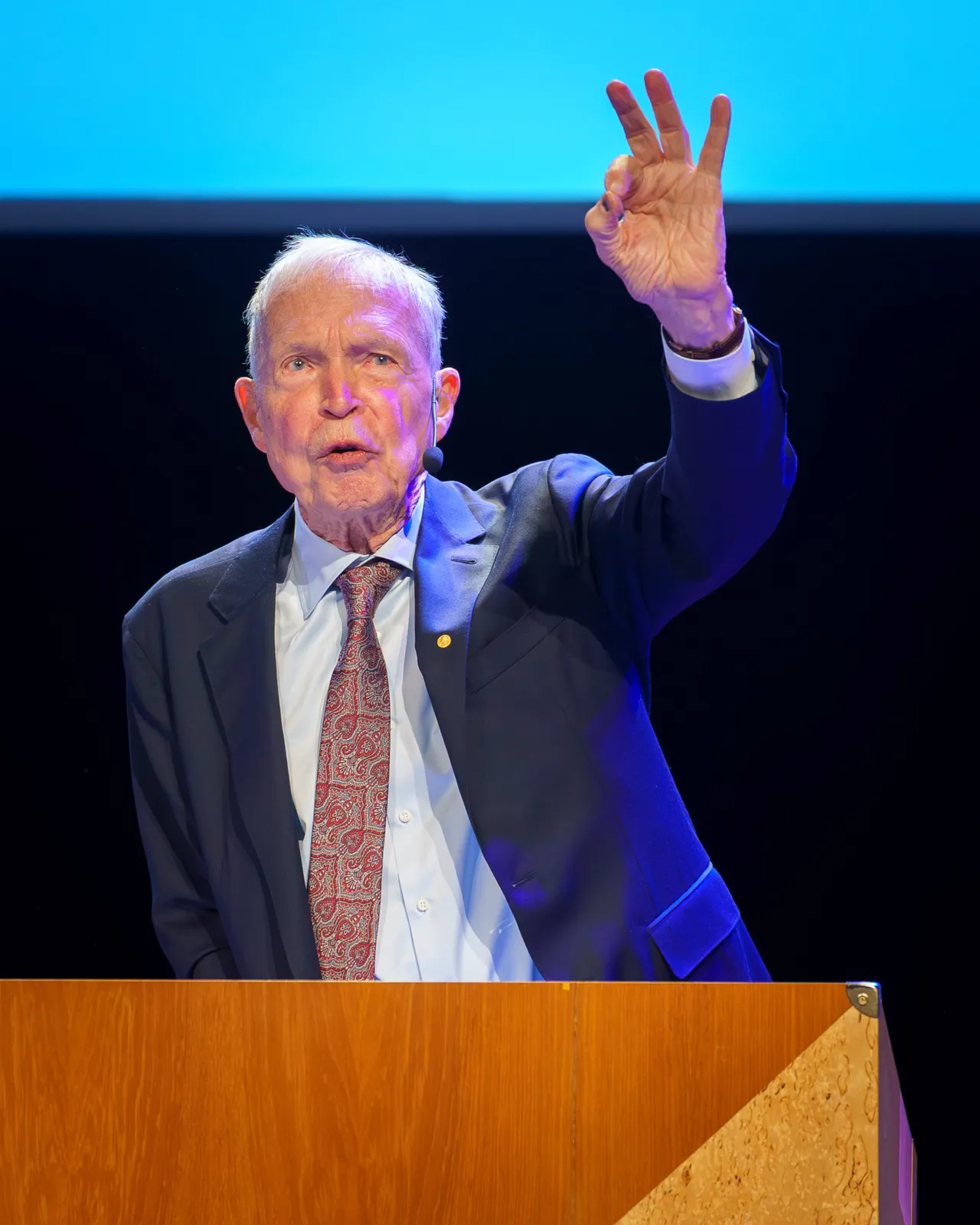 John Hopfield at Nobel Physics in 2024