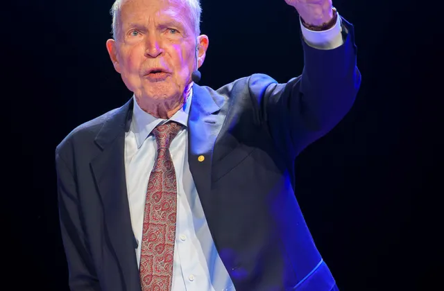 John Hopfield at Nobel Physics in 2024