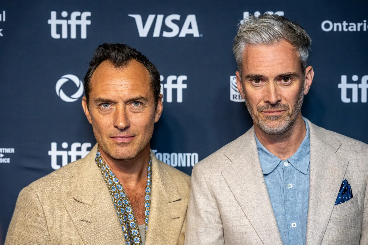 Jude Law and Ben Jackson at the Toronto Film Festival.