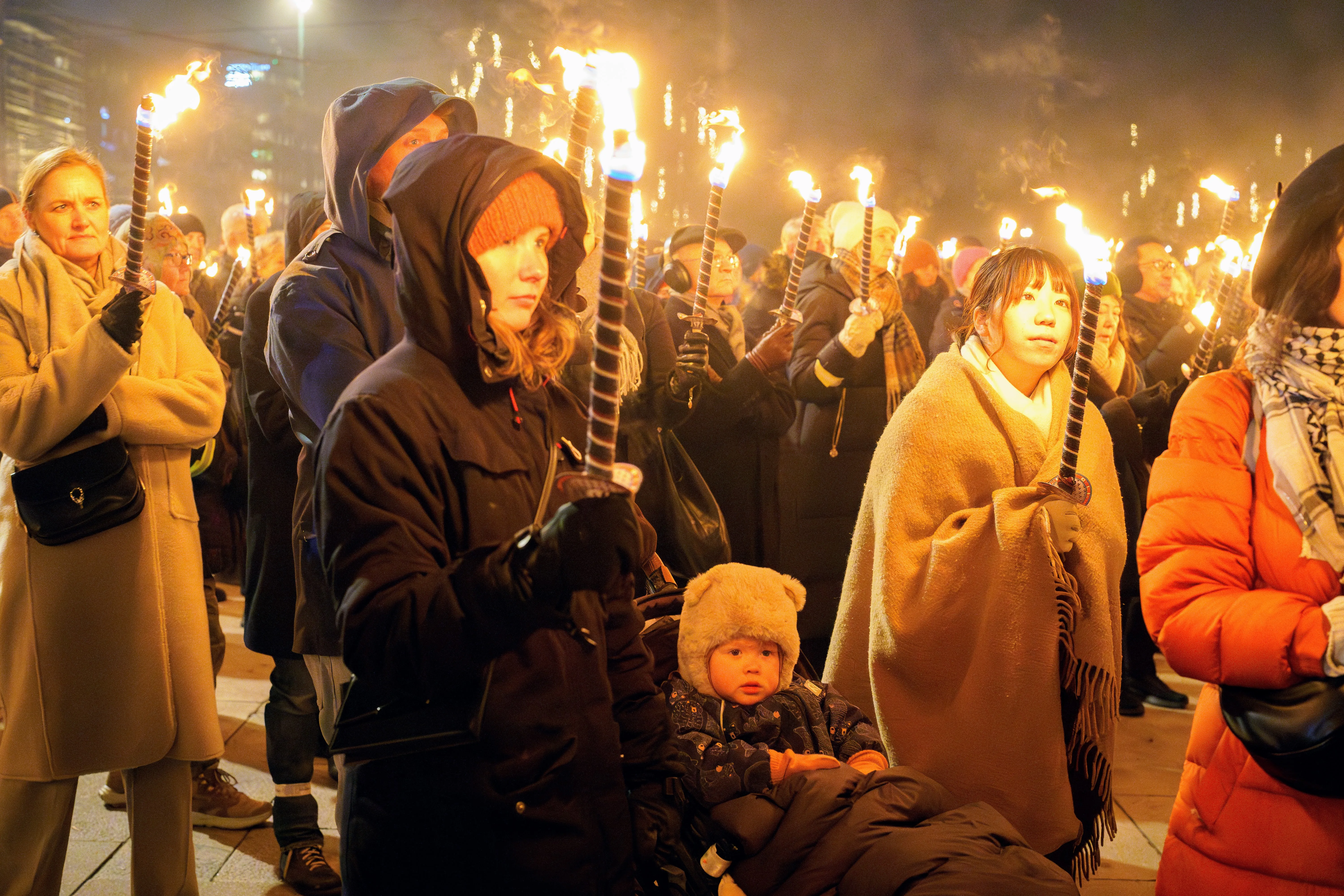 The 2024 Nobel Peace Prize Torchlight Procession in Oslo