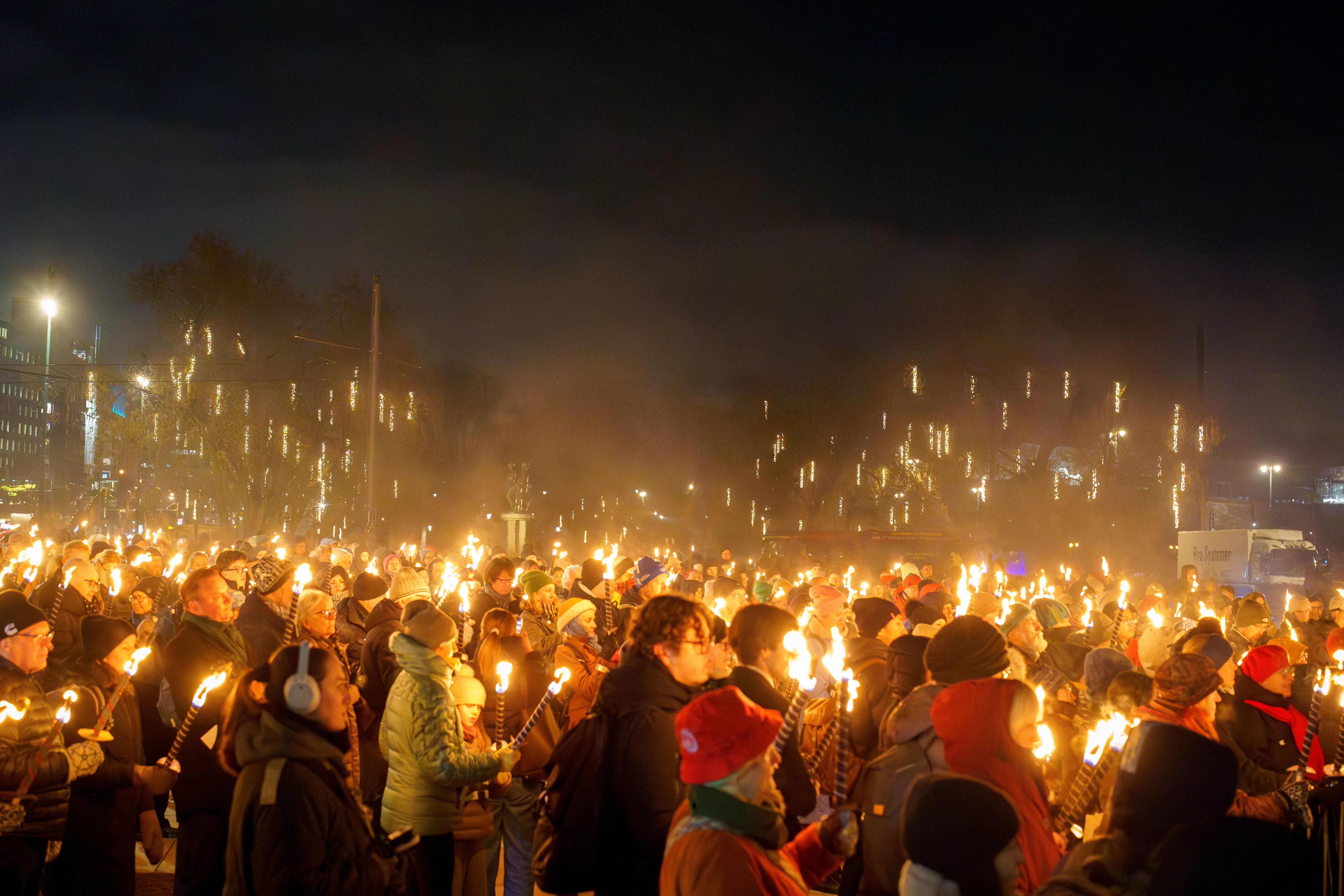 The 2024 Nobel Peace Prize Torchlight Procession in Oslo