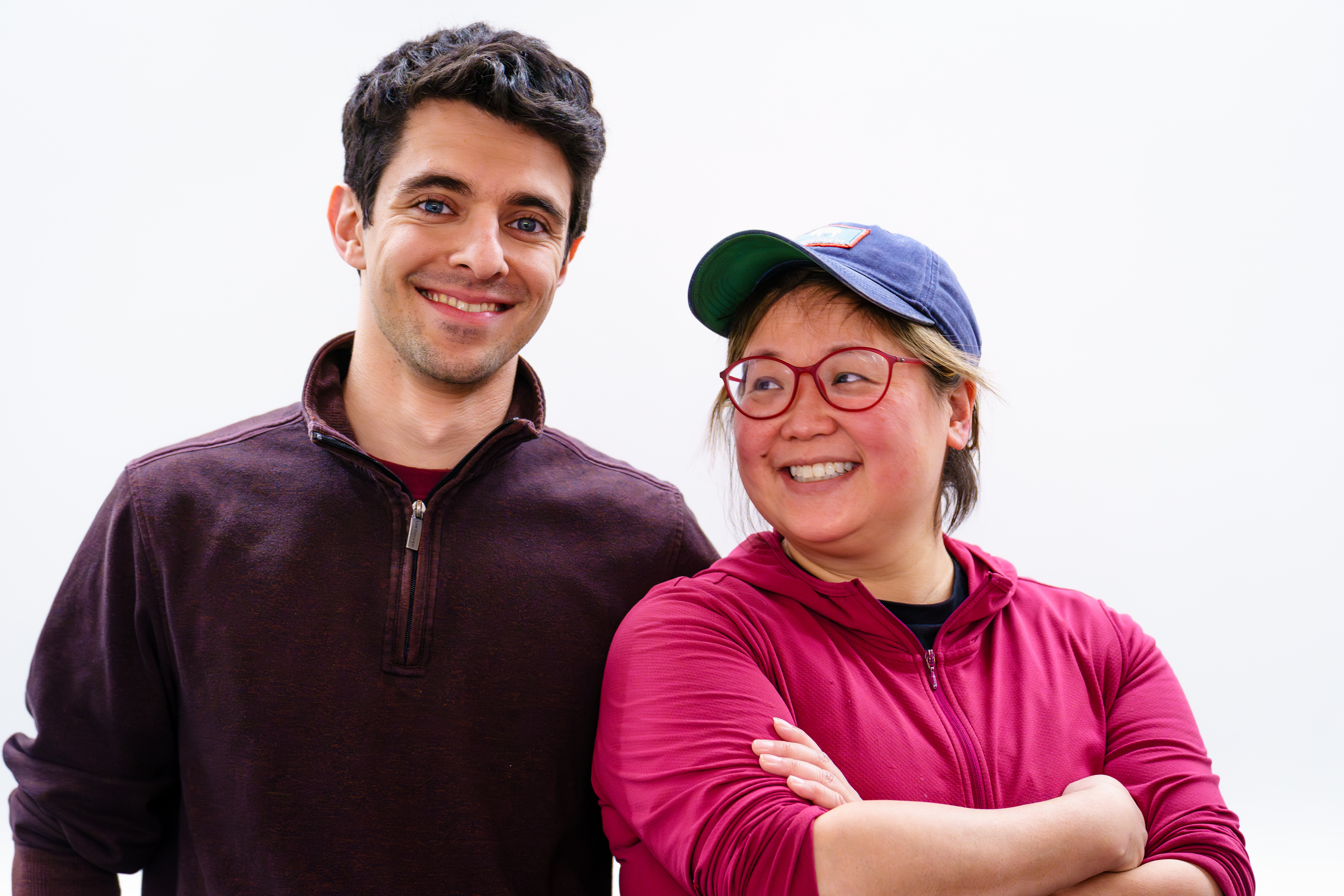 WikiPortraits founders Jennifer 8. Lee and Kevin Payravi